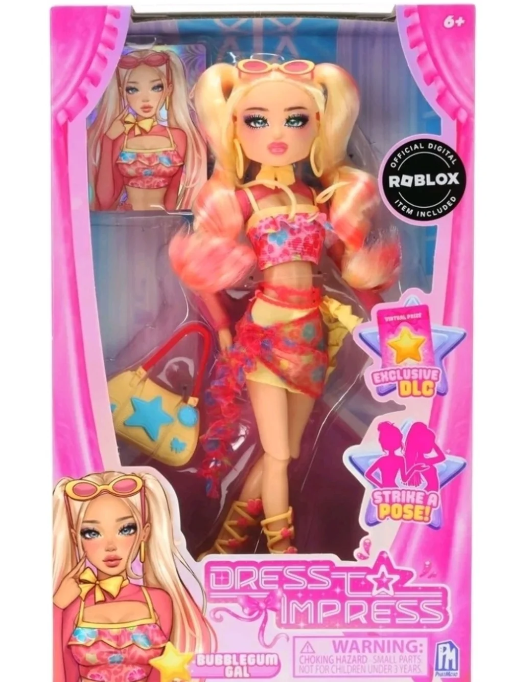 2 Dress To Impress Doll Bubblegum Gal And Stardust Softie (Official Roblox DLC)